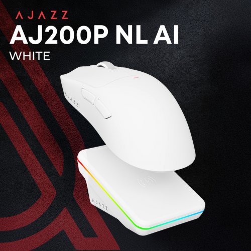 Миша Ajazz AJ200P Near Link AI MC Wireless (AJ200P-NL-AI-MC-W) White купити в Україні | Telemart фото