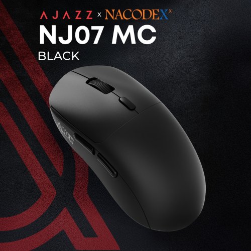 Миша Ajazz x Nacodex NJ07 MC Wireless (NJ07-MC-B) Black купити в Україні | Telemart фото