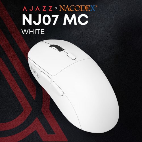 Миша Ajazz x Nacodex NJ07 MC Wireless (NJ07-MC-W) White купити в Україні | Telemart фото