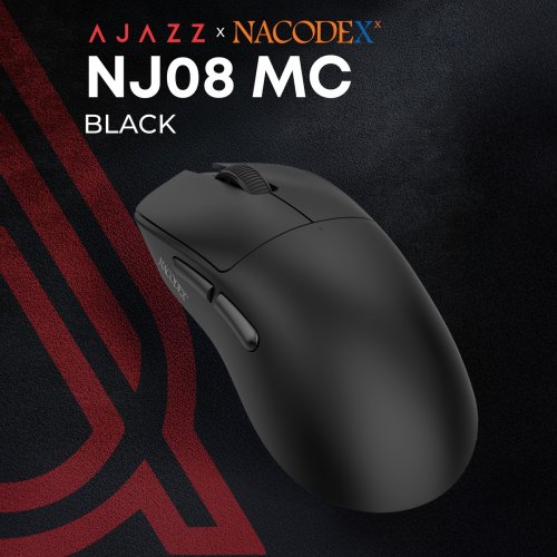 Миша Ajazz x Nacodex NJ08 MC Wireless (NJ08-MC-B) Black купити в Україні | Telemart фото