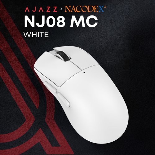 Миша Ajazz x Nacodex NJ08 MC Wireless (NJ08-MC-W) White купити в Україні | Telemart фото