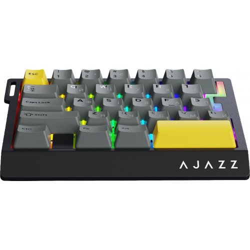 Клавіатура Ajazz AK029 RGB Ice Island Magnetic Switch (AK029-I-BY) Black/Yellow купити в Україні | Telemart фото