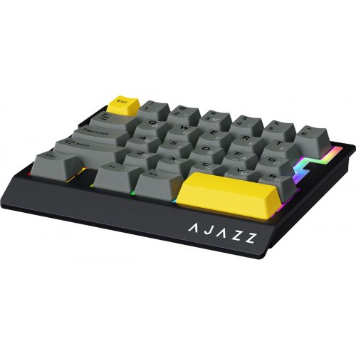 Клавіатура Ajazz AK029 RGB Ice Island Magnetic Switch (AK029-I-BY) Black/Yellow купити в Україні | Telemart фото