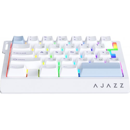 Клавиатура Ajazz AK029 RGB Ice Island Magnetic Switch (AK029-I-WB) White/Blue купить в Украине | Telemart фото