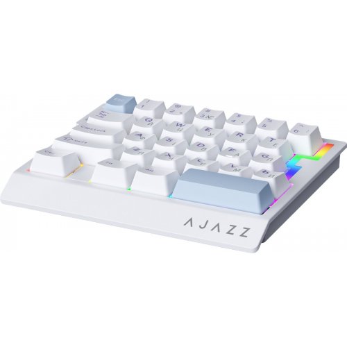 Клавиатура Ajazz AK029 RGB Ice Island Magnetic Switch (AK029-I-WB) White/Blue купить в Украине | Telemart фото
