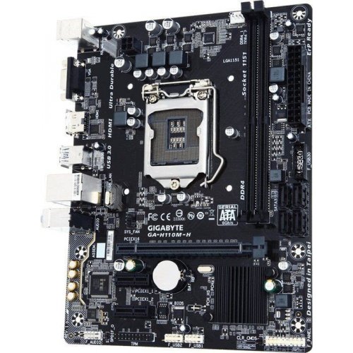 Материнская плата Gigabyte GA-H110M-H (s1151, Intel H110) (Восстановлено продавцом, 907500) купить в Украине | Telemart фото