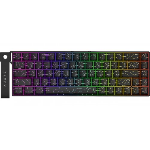 Клавиатура Ajazz AK680 V2 RGB Ice Island Magnetic Switch (AK680-V2-I-S-B) Black купить в Украине | Telemart фото