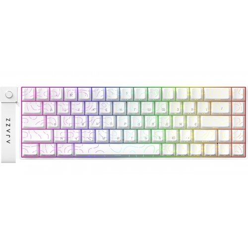 Клавіатура Ajazz AK680 V2 RGB Ice Island Magnetic Switch (AK680-V2-I-S-W) White купити в Україні | Telemart фото