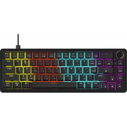 Клавиатура Ajazz AK690 Peach Mist Switch (AK690-PM-B) Black купить в Украине | Telemart фото