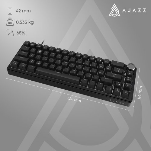 Клавиатура Ajazz AK690 Peach Mist Switch (AK690-PM-B) Black купить в Украине | Telemart фото