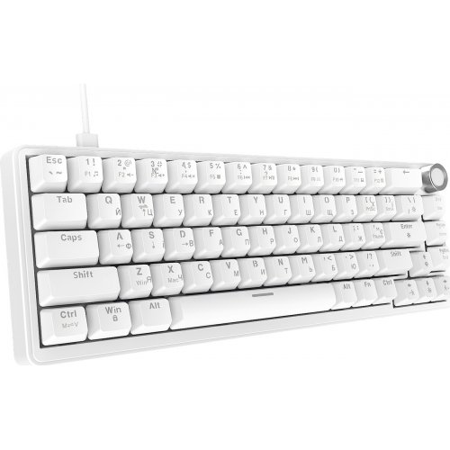 Клавиатура Ajazz AK690 Peach Mist Switch (AK690-PM-W) White купить в Украине | Telemart фото