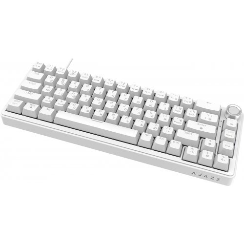 Клавиатура Ajazz AK690 Peach Mist Switch (AK690-PM-W) White купить в Украине | Telemart фото