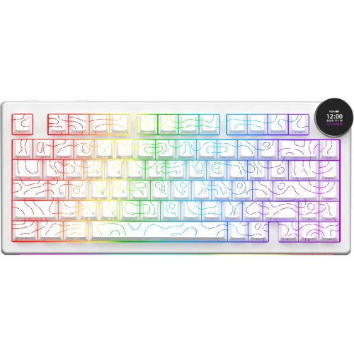 Клавиатура Ajazz AK820 V2 RGB White Peach Switch Wireless (AK820-V2-WP-S-W) White купить в Украине | Telemart фото