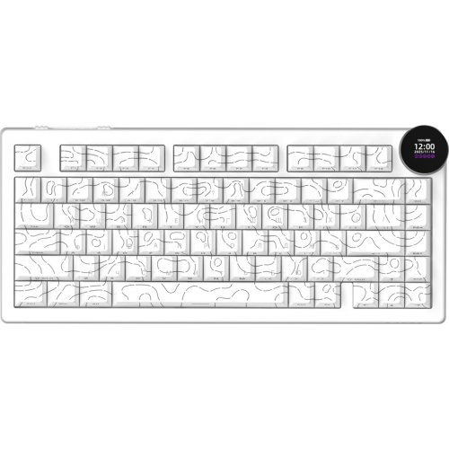 Клавиатура Ajazz AK820 V2 RGB White Peach Switch Wireless (AK820-V2-WP-S-W) White купить в Украине | Telemart фото