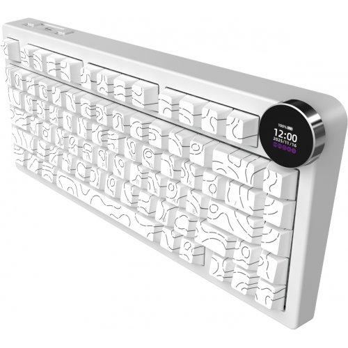 Клавиатура Ajazz AK820 V2 RGB White Peach Switch Wireless (AK820-V2-WP-S-W) White купить в Украине | Telemart фото