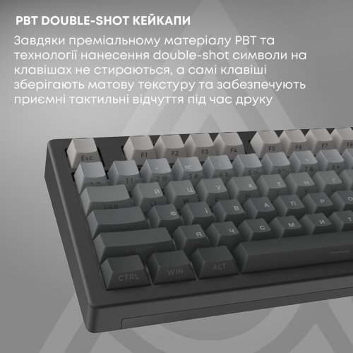 Клавиатура Ajazz AK820 V2 RGB White Peach Switch Wireless (AK820-V2-WP-S-W) White купить в Украине | Telemart фото