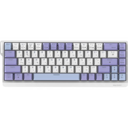 Клавіатура Ajazz x NacodeX NK68 V2 Red Switch LED (NK68-V2-R-PWB) Purple/White/Blue купити в Україні | Telemart фото