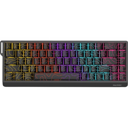 Клавиатура Ajazz x NacodeX NK68 V2 Red Switch LED (NK68-V2-R-S-B) Black купить в Украине | Telemart фото