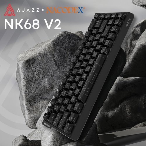 Клавиатура Ajazz x NacodeX NK68 V2 Red Switch LED (NK68-V2-R-S-B) Black купить в Украине | Telemart фото