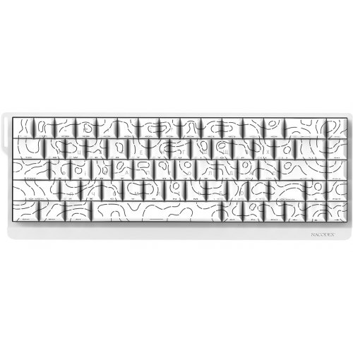 Клавіатура Ajazz x NacodeX NK68 V2 Red Switch LED (NK68-V2-R-S-W) White купити в Україні | Telemart фото