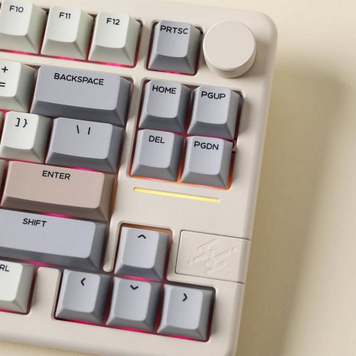 Уценка клавиатура EPOMAKER GALAXY70 RGB Mechanical HUANO Blossom Odyssey Switch Wireless (GALAXY70-G-BO-UA) Grey (Вскрытая упаковка, 907523) купить в Украине | Telemart фото