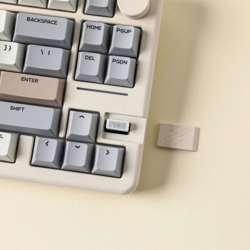 Уценка клавиатура EPOMAKER GALAXY70 RGB Mechanical HUANO Blossom Odyssey Switch Wireless (GALAXY70-G-BO-UA) Grey (Вскрытая упаковка, 907523) купить в Украине | Telemart фото