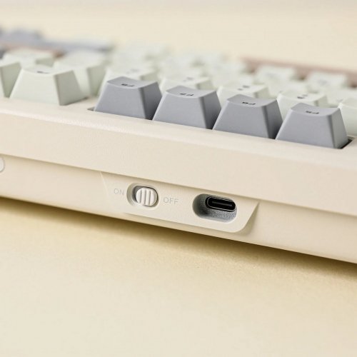 Уценка клавиатура EPOMAKER GALAXY70 RGB Mechanical HUANO Blossom Odyssey Switch Wireless (GALAXY70-G-BO-UA) Grey (Вскрытая упаковка, 907523) купить в Украине | Telemart фото