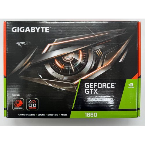 Видеокарта Gigabyte GeForce GTX 1660 OC 6144MB (GV-N1660OC-6GD) (Восстановлено продавцом, 907525) купить в Украине | Telemart фото