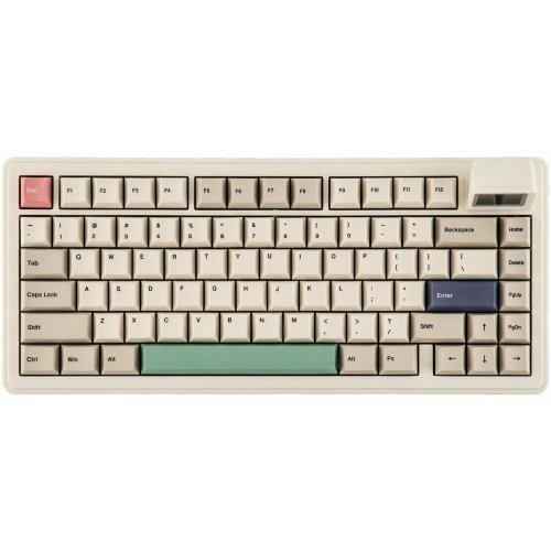 Уценка клавиатура EPOMAKER RT82 RGB Mechanical Sea Salt Silent V2 Switch Wireless (RT82-RW-S-UA) Retro White (Вскрытая упаковка, 907529) купить в Украине | Telemart фото