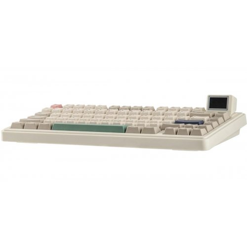 Уценка клавиатура EPOMAKER RT82 RGB Mechanical Sea Salt Silent V2 Switch Wireless (RT82-RW-S-UA) Retro White (Вскрытая упаковка, 907529) купить в Украине | Telemart фото