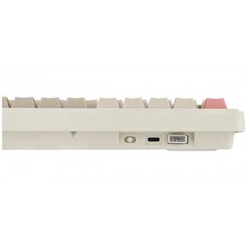 Уценка клавиатура EPOMAKER RT82 RGB Mechanical Sea Salt Silent V2 Switch Wireless (RT82-RW-S-UA) Retro White (Вскрытая упаковка, 907529) купить в Украине | Telemart фото