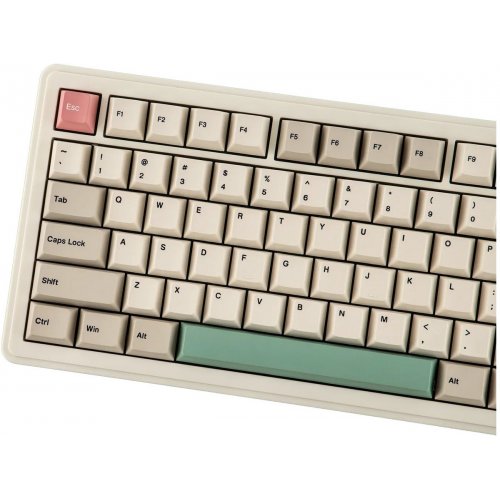 Уценка клавиатура EPOMAKER RT82 RGB Mechanical Sea Salt Silent V2 Switch Wireless (RT82-RW-S-UA) Retro White (Вскрытая упаковка, 907529) купить в Украине | Telemart фото
