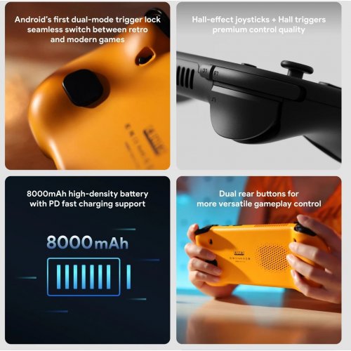 Уцінка портативна ігрова консоль AYANEO Konkr Pocket Fit GEN3 8GB/128GB Phantom Black (Розкрита упаковка, 907537) купити в Україні | Telemart фото