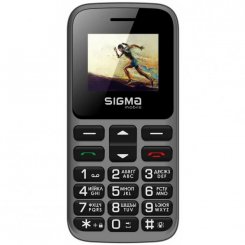 Кнопочный телефон Sigma mobile Comfort 50 HIT2020 (4827798120927) Grey