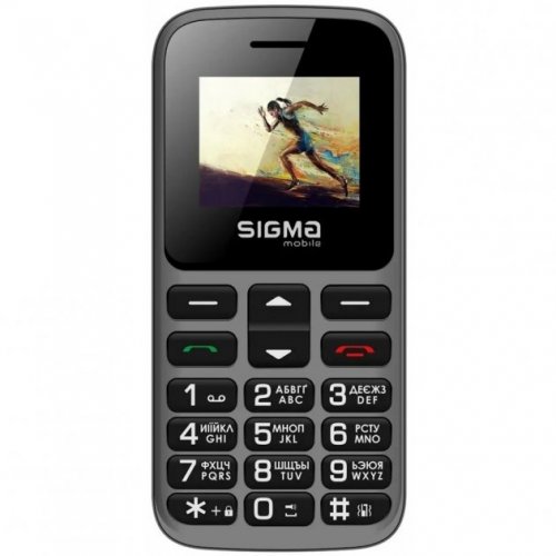 Кнопковий телефон Sigma mobile Comfort 50 HIT2020 (4827798120927) Grey купити в Україні | Telemart фото