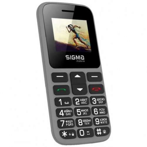 Кнопковий телефон Sigma mobile Comfort 50 HIT2020 (4827798120927) Grey купити в Україні | Telemart фото