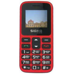 Кнопочный телефон Sigma mobile Comfort 50 HIT2020 (4827798120958) Red