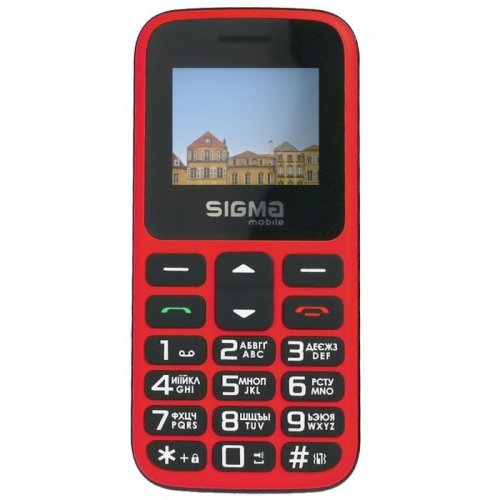 Кнопковий телефон Sigma mobile Comfort 50 HIT2020 (4827798120958) Red купити в Україні | Telemart фото
