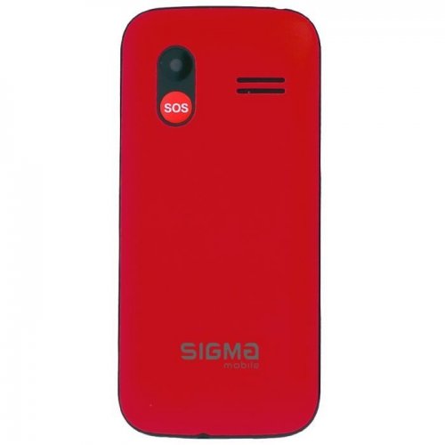 Кнопковий телефон Sigma mobile Comfort 50 HIT2020 (4827798120958) Red купити в Україні | Telemart фото