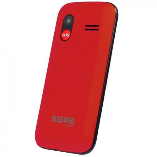 Кнопковий телефон Sigma mobile Comfort 50 HIT2020 (4827798120958) Red купити в Україні | Telemart фото