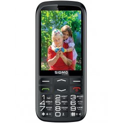 Кнопочный телефон Sigma mobile Comfort 50 Optima Type-C (4827798122310) Black