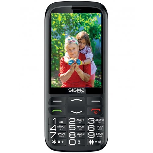 Кнопковий телефон Sigma mobile Comfort 50 Optima Type-C (4827798122310) Black купити в Україні | Telemart фото