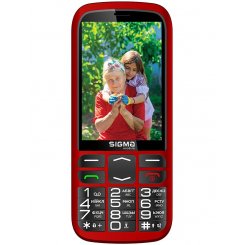 Кнопочный телефон Sigma mobile Comfort 50 Optima Type-C (4827798122327) Red
