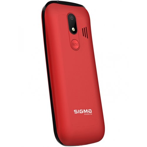 Кнопочный телефон Sigma mobile Comfort 50 Optima Type-C (4827798122327) Red купить в Украине | Telemart фото