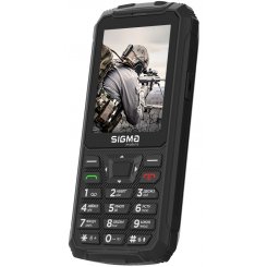 Кнопочный телефон Sigma mobile X-treme PR68 Type-C (4827798122419) Black