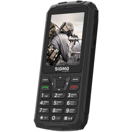 Кнопочный телефон Sigma mobile X-treme PR68 Type-C (4827798122419) Black купить в Украине | Telemart фото