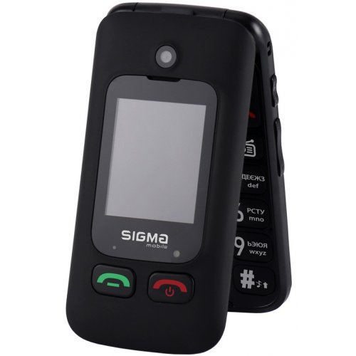 Кнопочный телефон Sigma mobile Comfort 50 Shell Duo Type-C (4827798212523) Black купить в Украине | Telemart фото
