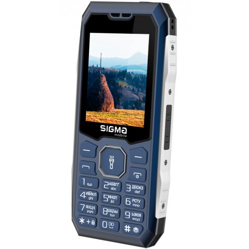 Кнопочный телефон Sigma mobile X-style 341 Bro Type-C (4827798368428) Blue купить в Украине | Telemart фото