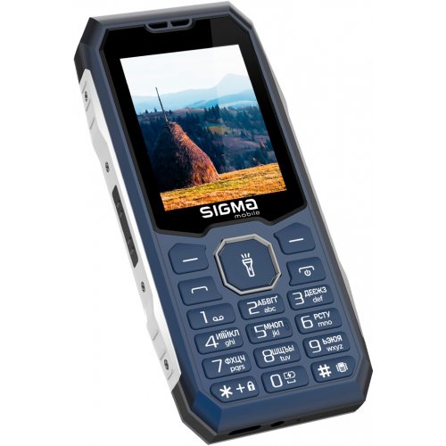 Кнопочный телефон Sigma mobile X-style 341 Bro Type-C (4827798368428) Blue купить в Украине | Telemart фото