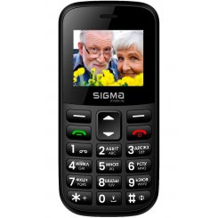 Кнопочный телефон Sigma mobile Comfort 50 Easy Type-C (4827798585214) Black